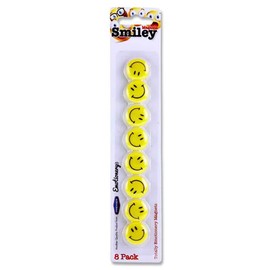 Premier Stationery Emotionery 20mm Round Magnets - Smiley. Pack of 8