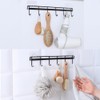 Nmgkokew 2Pcs Kitchen Utility Hooks,Wall Mount Kitchen Utensil Rack with