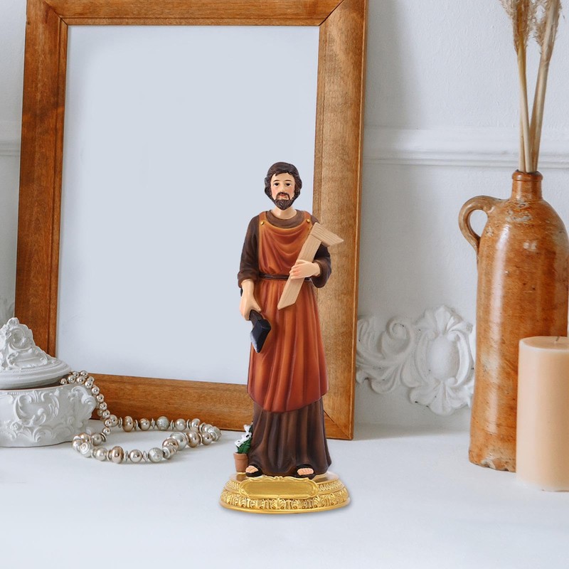Harilla ST Joseph Statue Saint Joseph Figurine Christian Decorative Interior