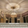 Half Chrome Light Bulbs,Half Gold Tipped Dimmable 6W (Equivalent 60Watt)