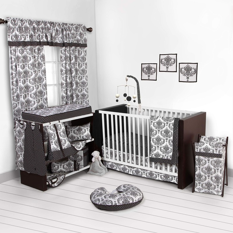 Bacati Classic Damask Musical Mobile