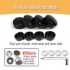 BGGTMO Black License Plate Screw Caps - Matte Black Screw