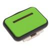 Walking Pedometer Green Solar Battery Powered Distance Calorie Counter Electronic