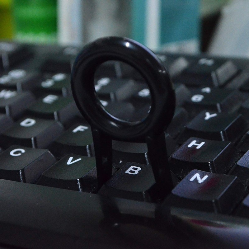 Apuxon 5Pack Black Color Rounded Key Puller Keycap Puller/Key Cap