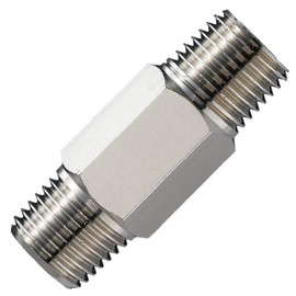 Niigata Seiki BeHAUS N-022LG Extension Nipple, Same Diameter R1/4xR1/4, Made in Japan