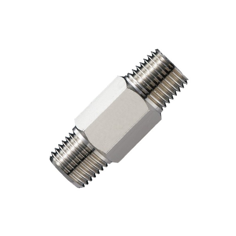 Niigata Seiki BeHAUS N-022LG Extension Nipple, Same Diameter R1/4xR1/4, Made