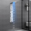 Towallmark Shower Panel Tower System, LED Rainfall Shower Panel Tower