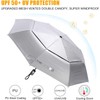 G4Free UPF 50+ UV Protection Travel Umbrella 46 Inch Auto