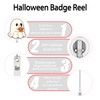 Halloween Badge Reel Cute Ghost Badge Clip Fall Pumpkin Retractable