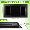 Wesiti 6 Pcs Vent Covers 10 x 6 Inch HVAC