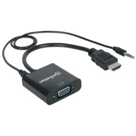 Manhattan 151559 Video Converter, Black