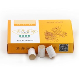 10-Year High Purity 60:1 Pure Moxa Sticks 54 Rolls艾灸柱, with Moxibustion Copper Burner Box, Acupoint Map and Smoke Filter Cloth Bag (Upgraded New Set)