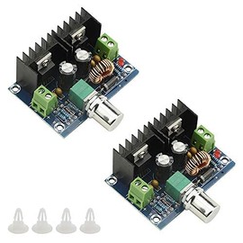 BGTXINGI 2PCS 5A Dc-Dc Adjustable Module Max 8A 200W 4-40V to 1.25-36V XL4016E1 High Power DC Pressure Regulating Board Constant Current Regulator Converter for Charging or LED Driver Module