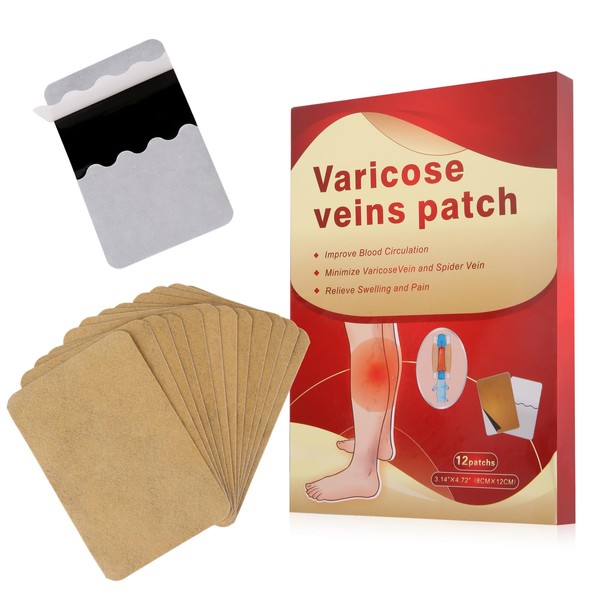 Varicose Veins Treatment Herbal Patch, Iceten Spider Vein Removal Treatment