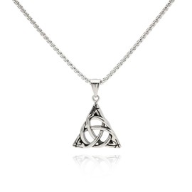 iFFkuwi Minimalist Triangle Pendant Necklace for Men – Sleek and Masculine Design with Adjustable Chain, Perfect for Daily Wear, Casual Outings, or Adding a Modern Edge to Any Outfit