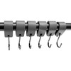 Brute Strength - Leather S Hooks for hanging - Grey