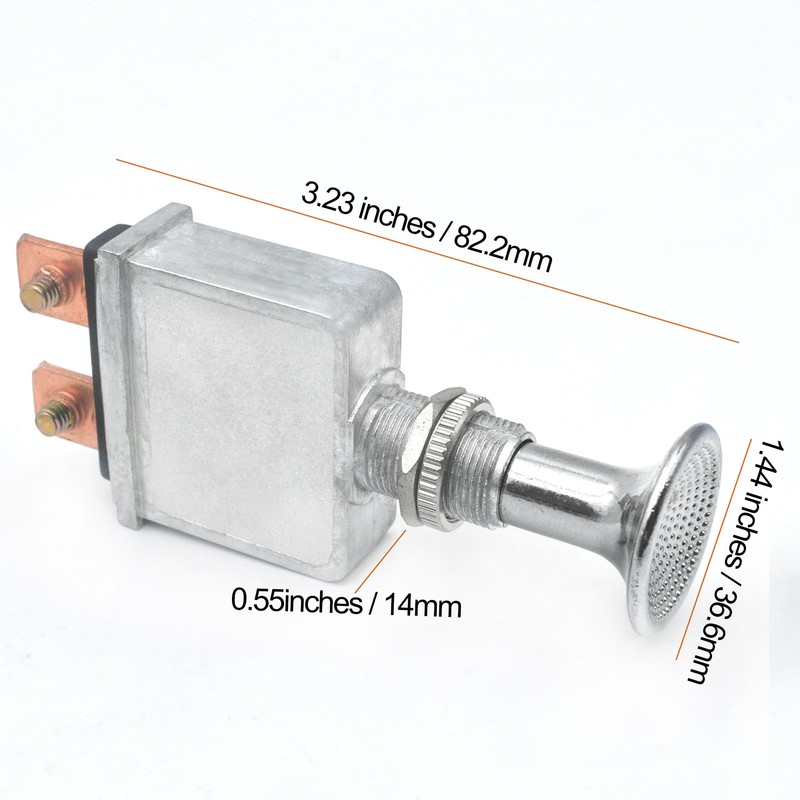 GEARLINTON Heavy Duty 75 Amp Push/Pull Switch 6-28V DC 12