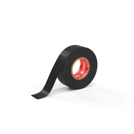 ERKO Isolierband Schwarz 10er Pack 15mm x 10m - Hochflexibles PVC Elektroisolierband - Stark klebend, Chemiebeständig, Wasserfest - Professionelles Elektrikerband für Leitungen & Kabel bis 6kV