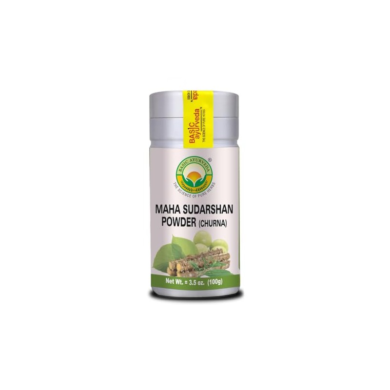 BASIC AYURVEDA Maha Sudarshan Powder | 3.53 Oz (100g) |