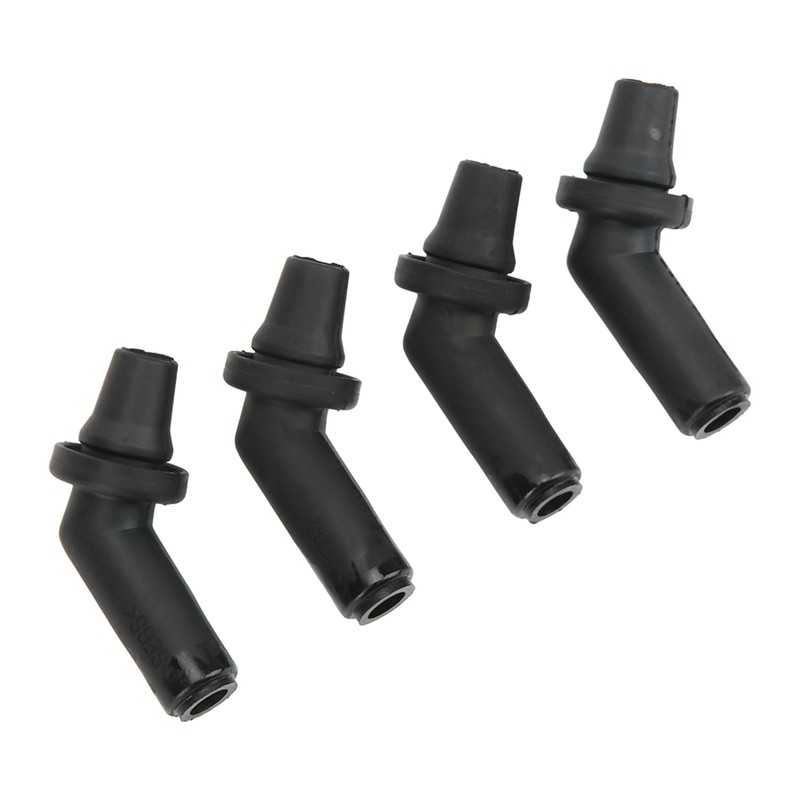 4pcs Sunroof Drain Tube Connector EEH500100 Rubber Black Replacement for