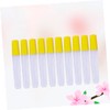 LIFKOME 10pcs Transparent Sealed Tube Needle Holder Storage Bottles for
