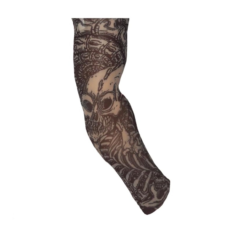 Fake Tattoo Adults Arm Sleeve Skeleton (T67)