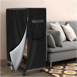 Sanseenia Rollaway Bed Cover, Waterproof and Dustproof Folding Bed Storage Cover, Portable Universal Fits 31-Inch Single Folding Beds (M: 33''L x 12.99W x 42"H)