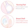 YIYEE Breast Shells Milk Saver for Breastfeeding, 4 Pack BPA