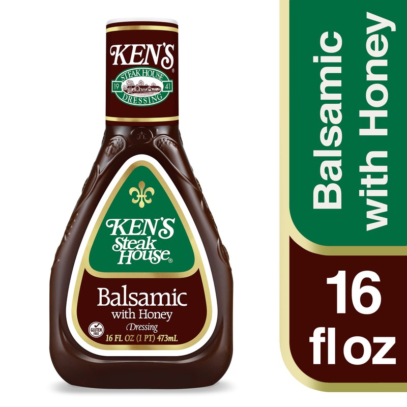 Ken's Steak House Balsamic with Honey Dressing 16 Fl Oz