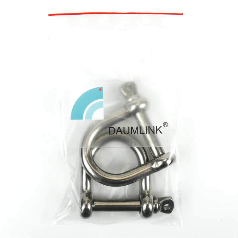 DAUMLINK® Aisi 316 Stainless Steel Wide D-Shackles for Connecting Chains
