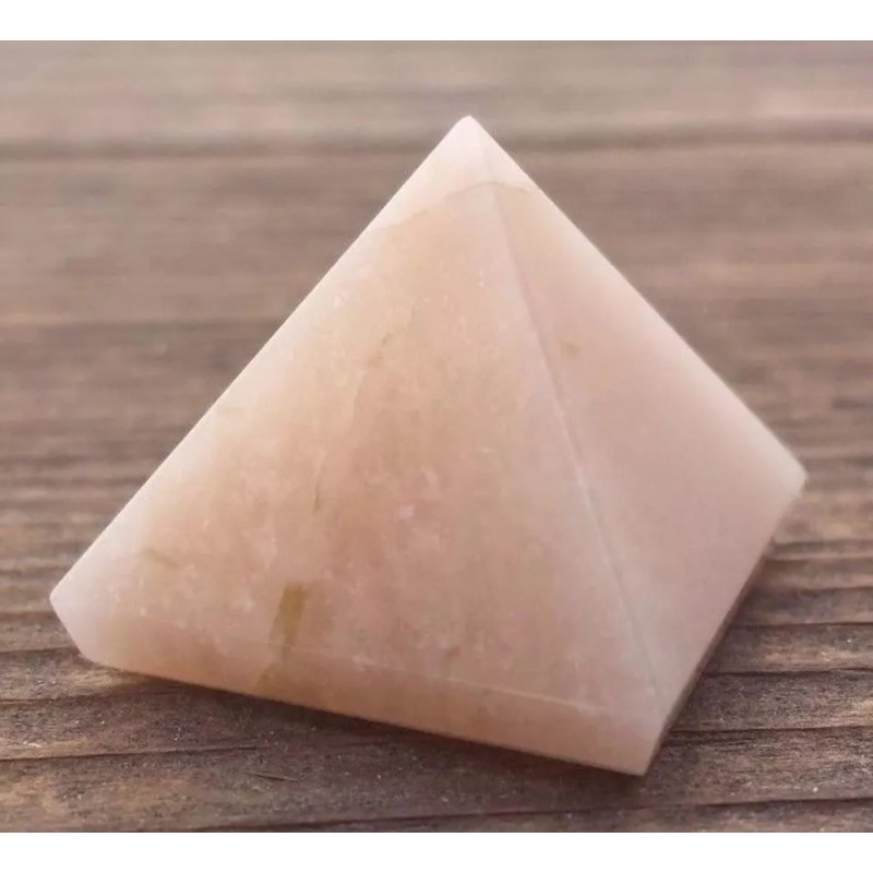 NATURAL MOONSTONE SMALL GEMSTONE PYRAMID 20-22mm