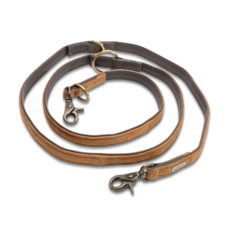 Jack & Russell Leather Dog Lead 2.0 m - Premium