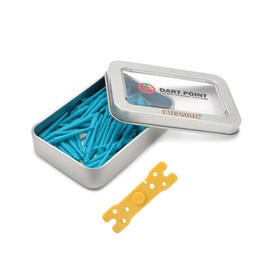 CUESOUL OTO Dart Tips Pack with Small Threads and Soft Tip (Blue)