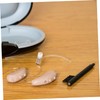 FOMIYES 1set Hearing Aid Cleaning Kit Includes Cleaning Brush Rods