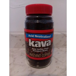 Kava Low Acid Instant Coffee Lover 8 Ounce Glass Jar Sealed GL