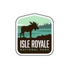 Vagabond Heart Isle Royale National Park Sticker