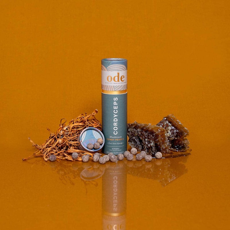 Ode Health Cordyceps Honey Pearls, 21 Pearls