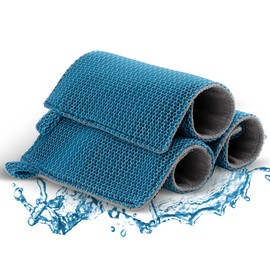 Hot-Tub-Scum-Absorber-Professional-Towels Reusable-Spa-Hot-Tub-Scum-Absorber-for-Spa-Cleaner Scum-Hot-Tub-Accessories for Adults Microfiber Bathroom Hot Tub Cleaning Spong Towel Deep Cleaning 3 Pack