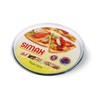 SIMAX Glass Pizza Pan for Oven: Borosilicate Glass Pizza Tray