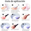 CHERIMOYA Kit de Base Coat Permanente Rubber, Set de 3