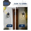 Solar Powered Wall Lights, 14.2" Wall Mount Solar Lights Outdoor