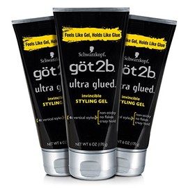 Got2b Ultra Glued Invincible Styling Gel Cabello Onzas Paquete