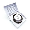 Viking Futhark Rune Gemstone Bracelet (18/21 cm, Women/Men) in Gift