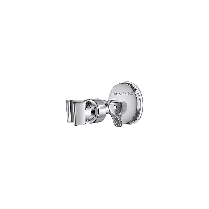 Adjustable Shower Head Holder, Bathroom Suction Cup Bracket for Handheld