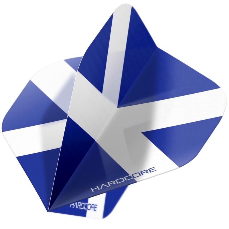 RED DRAGON Hardcore XT Scotland Flag Dart Flights