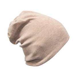 axy KIMU1 Children's Slouch Beanie Winter Hat Long Hat 1-5 Years Old Boys Girls Winter Toddler Unisex Ear Warmers Transition Hat Plain Colour, beige