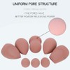 MAANGE 8pcs Sponge Makeup Blender Wet Dry Dual Use Cosmetic