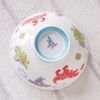 Minoru Ceramic Kids Bowl Dinosaur White 4965583706199