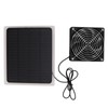 10W Solar Panel Fan Kit Waterproof Cooling Ventilator for Dog