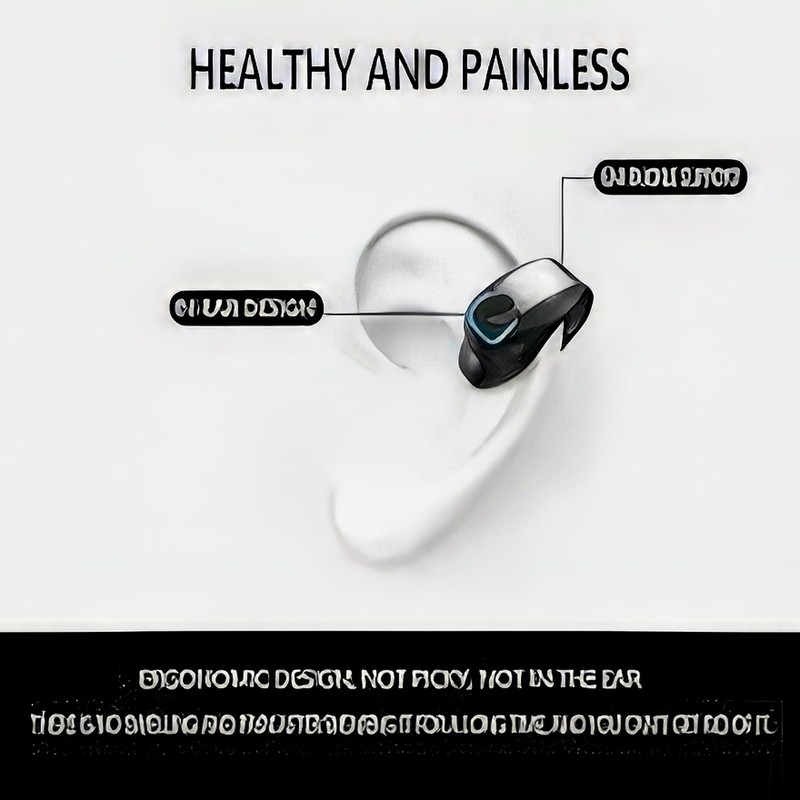 Earphone Clip Wireless Bluetooth Headphone Bone Conduction Headset High Quality